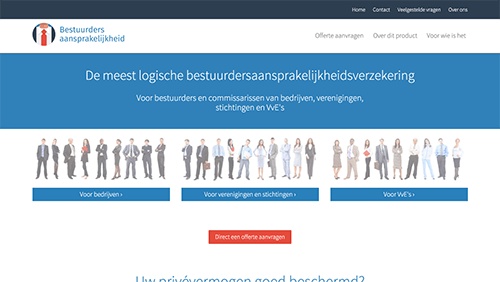 Bestuurdersaansprakelijkheid website