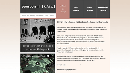Beurspolis website