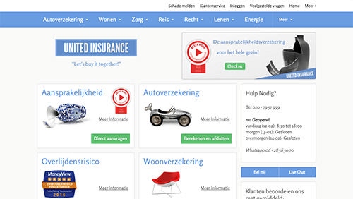 United Insurance website